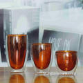 Сабз Ранги Double Wall Glass Коса Кофе